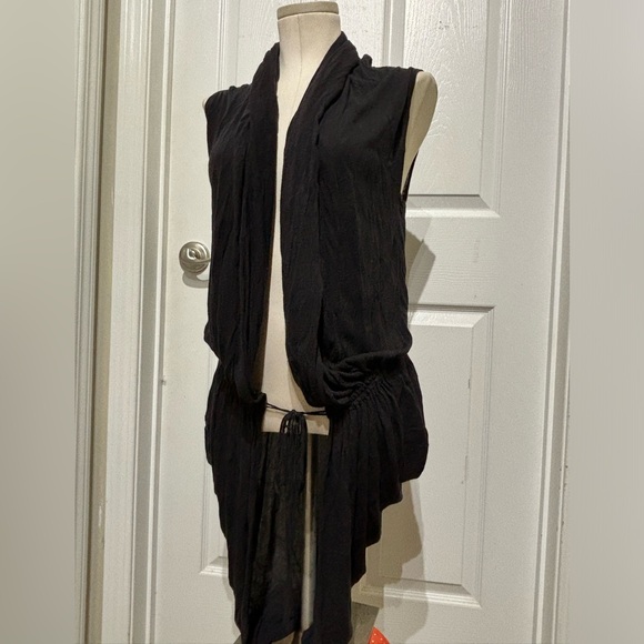 RUDSAK Sweaters - RUDSAK Black Sleeveless Cardigan
